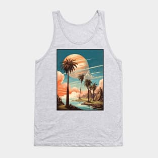 Retro Foreign Landscape Tank Top